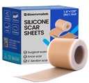 Krzemionkowe arkusze Blizny Taśmy Chirurgiczne (1.6 "x120" Roll) Twarze Łaty Tkanka Leczenie C Sekcja paski, Skin- Wrażliwy Medyczny Stopień Leczenia Blizny Bandaże Opaski na Kloid, Stretch i Tummy Tuck Odzysk