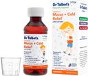 Dr Talbot 's Mucus + Cold Relief Liquid Medicine, naturalnie inspirowane, dla dzieci, Zawiera Puchar Dawkowanie, Natural Grape Juice Flavor, 4 Fl Oz