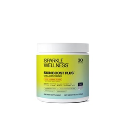 Sparkle Wellness VERISOL Bioactive Zhydrolizowany Kolagen Peptydów 124; Kolagen w proszku z witaminą C & kwas hialuronowy do włosów, skóry, i zdrowia paznokci 124; Skin Boost Plus (Acai Lemonade) [30- Serves]