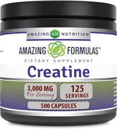 Amazing Creature 3000 Mg Amino Acid Supplement Equipment 124; Kapsułki Equipment 124; Non-GMO Equipment 124; Gluten- Free Equipment 124; Made in USA (1 Pack Equipment 124; 500 Count)