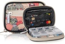 Made Easy Kit Pill Case - Cotygodniowy organizer lekarski z usuwalnymi witaminami i suplementami dnia siedmioletniego - Premia Neoprene do akcesoriów do torebek podróżnych (Desert Khaki)