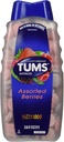 Tums Ultra Assorted Berries 265 Tablets - Maksymalna wytrzymałość Antacid i suplement wapnia