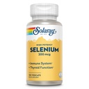 Solaray Selenium, Wysoka potencja, Zdrowy system immunologiczny, Funkcje tarczycy i wsparcie przeciwutleniacze, 100 VegCaps