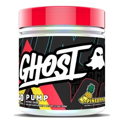 Pompa GHOST proszek z tlenkiem azotu, ananas - 40 Służenia - Sugar-Free & Stime-Free Pre- Workout Supplements - L- Citrulina, azotan argininy & L- glutation - Soy & Gluten- Free, Wegan