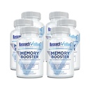 Badania zweryfikowany Booster pamięci - Suplement nootropowy - Wzmocnienie Cognition and Memory - Lwie Mane, Ginkgo Biloba, BioPerine - 6 Miesiąc dostaw - Non-GMO - Made in The USA