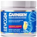 Evogen Carnigen - Premium Proszek karnityny 124; Wspiera Metabolizm tłuszczu i pobudza odzysk 124; Bezstymulantowy L Suplement karnityny Matrix z Acetylem L- Karnityna 124; Lemoniada malinowa 124; 50 Służenie
