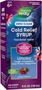 Nature 's Way Cold Relief Zero Sugar Syrop, Umcka, Homeopatic, Shortens Colds, Sore Throat, Cough, Congestion, i Stuffy Nose, Fenylephrine Free, Grape Flavored, 4 Fl Oz (Packaging May Vary)