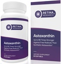 Naturalna astaksantyna Witamina Eye 10mg - Suplementy do wsparcia zdrowia oczu - do 90 razy silniejsze niż syntetyczne - Utworzona przez lekarzy - 3. strona Certified - 60 Softgels