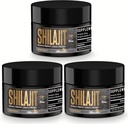 Shilajit Resin - Organic Shilajit Resin Trzeciej Strony Tested Rich w 85 + Ślad Minerałów, Złoty stopień Himalayan Pure Shiljait dla energii (1 Fl Oz (Pack of 3))