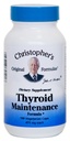 Oryginalna formuła Christophera Thyroid Maintenance Formula kapsułki, 100 Hrabia