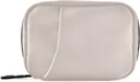 Naanle Pill Box 7 Dni Pil Case Travel Pill Organizer Bag Zipper Portable Compact Size Supplement Supplement Holder Solid Color Khaki Z - Khaki 4.6 x 3,14 x 1,88 Inch 1,0