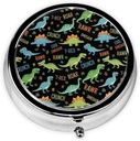 Cute Dinosaur Pill Box / Pill case-Round Pill Box / case-Three-Commune Pill Box / Pill case, Design (308)
