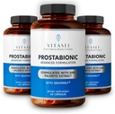 VITASEI Prostabionic z Graminex, Saw Palmetto, Pygeum Africanum - Kontrola pęcherza i suplementy prostaty dla mężczyzn - 60 kapsułek (opakowanie po 3)