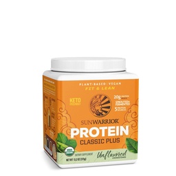 Czysty Wegański proszek białkowy nienasycony 124; Organic Protein Powder Plant Based Formuła 5 Superfood Mieszanki rozpylone i fermentowane 124; Non-GMO Niskie węglowodory Soy Dairy & Gluten Free (Unflavored, 15 Servings)