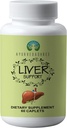 Liver Support Herbal Ayurvedic Supplement, Supports Healthy Liver, Blend of 13 Powerful Herbs, Vegan, Gluten-Free, 60 Caplets