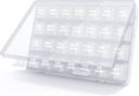 TookMag Monthly Pill Organizer 28 Day Pill Box, Travel Medicine Pill Organizer, Duże 4 Tygodnie 1 Miesięczny Pill Cases z pojemnikiem na kurz / Witamina / Olej rybny / Suplementy