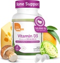 Zahler - Zaawansowana Witamina D3 10 000 IU Softgels (250 Count) Koszerna Wegetariańska Przyjazna Witamina D dla immunologicznego wsparcia, kości, zębów i zdrowia mięśni - Easy Swallow VIT D 3