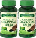 Nature 's Truth Activated Charcoal, 2 Pack