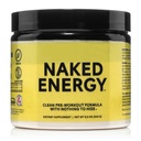 Naked Energy - Czysty proszek do przygotowania wstępnego dla mężczyzn i kobiet, Wegański, Unflavared, Zdrowy trening wstępny - No Added Sweeters, Kolory lub aromaty - 50 Służenia