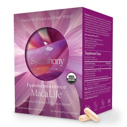 Femmenense ® MacaLife ® - Clinically Proven Perimenopauzal Supplement for Natural Hormon Balance, Symptom Relief, Heart & Mood Support, Bez dodanych hormonów (120 Kapsułki, 60 Day Supply)
