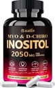 Bualle Myo-Inositol & D-Chiro Inositol Supplement (40:1) Blend to Support Hormone Balance for Women