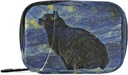 Naanle Van Gogh Galaxy Cat Pill Box 7 Dni pill Case Travel Pill Organizer Bag z Zipper przenośny tygodniowy Case Compact Rozmiar dla posiadacza suplementu witaminy
