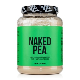NAKED Pea - 2LB 100% Pea Protein Powder from North American Farms - Unflavared Vegan Pea Protein Isolate - Plant Protein Powder, Easy to Digest - 30 Servings