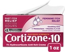 Cortyzon 10 Największa moc Żeński krem na mydło, 1% Hydrokortyzon, 1 oz.