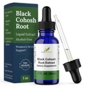 Czarny korzeń Cohosh - wspomaga menstruacyjną ulgę, menopauzę ulgę, zdrowe ciśnienie krwi, cyrkulacja - ekstrakt płynny wolny od alkoholu, 1 oz - Herb- Nauka