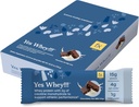 Fx Yes serwatka Bar - 15g serwatka protein Bar z kreatrem do wsparcia mięśni, energia & wydajność szczytowa - 1g cukier + 4g netto węglowodany - Czekolada bezsojowa Oat Milk Crisp Flavor Protein Snack (12 barów)