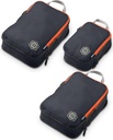 Kompresja Packing Cubes Set for Travel - Lekkie, Trwałe Ubrania Organizator do przewożenia - Na bagażu i walizki przez TRIPPED Travel Gear
