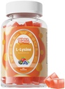 L- Lysine Gummies 1000mg - L- Lysine Supplements for Kids and Adult - Lip and Cold Sore * Support for Women - Chewable Lysine Gummies with witaminy B12 - Wegan, Non GMO, Gluten- Free, 60 Counts