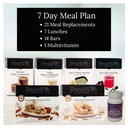 PROTIFIT - Zestaw startowy do wysokobiałkowego posiłku, 15 g suplementów proteinowych i przekąsek, 30 dni multiwitaminy, Idealna kompatybilność białka (7 Day Kit)