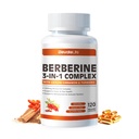 ElevateLife Berberine Supplement - Berberine 1500mg Per Serving, 120 Kapsułek - Berberine HCI - Berberine Plus - Plus Pure True Ceylon Cynamon, Berberine HCI Supplements Root Pills