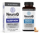 LifeSeasons NeuroQ Memory & Focus with SleepNow Strips - 24 / 7 Brain Health Support - Poprawa funkcji snu kognitywnego - 30 Day Supply
