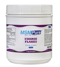 KALA ZDROWIE MSMPUR grube płatki proszkowe MSM - US- made MSM for Joint Health, Wygląd skóry i wsparcie włosów i paznokci - 2.2 lb, Siarka organiczna