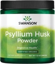 Swanson Certified Organic Pyllium Husk Powder 12 Ounce (340 g) Pwdr