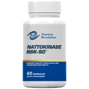 NSK- SD Nattokinaza - Wsparcie sercowo-naczyniowe - Wysoka potencja Nattokinaza Suplement - Optymalizuje cyrkulację, Nie-GMO, Wegetarianin, JHFA & JNKA Rozpoznany - 60 Ct
