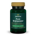 Swanson Pure Brainpower Brain Health Cognitive Memory Focus Support Brain- Derived Neurotrophic Factor (BDNF) Herbal Supplement (Ginkgo Biloba, Bacopa Monnieri) 60 Veggie Capsules (Veg Caps) Vegan
