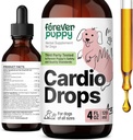 Forever Puppy Cardio Drops for Dogs - Heart Support for Dogs w/Hawthorn Berry & Motherwort Herb - Liquid Antioxidant Supplement w/Gotu Kola Leaves & Lavender Extract - 4 fl oz