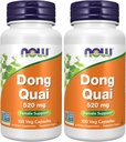 Teraz suplementy, Dong Quai (Angelica sinensis) 520 mg, Wsparcie dla kobiet *, 100 kapsułki Veg (Opakowanie po 2)