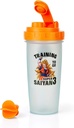 Dragon Ball Z Super Saiyan Goku Gym Butelka shaker -20-uncja BPA- Darmowe plastikowe butelki z mikserem z whiskey Ball - Protein Shake, Meal Wymiana, Smoothie Mixer - Akcesoria do ćwiczeń siłowni - Idealny DBZ prezenty