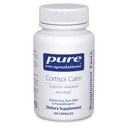 Czyste enkapsulacje Cortisol Calm - Wspiera Cortisol Health & Relaxation - Zawiera Ashwagandha & L- Theanine - Resteful Sleep - 60 Kapsułki