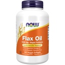 Teraz Foods Supplements, Olej Flax 1000 mg z Esential Omega- 3, Cold Pressed, Hexane Free, Wegan Formuła, 120 Softgels Veg