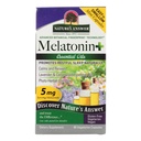 Odpowiedź natury Melatonina +, 60 Kapsułki Promotes Restful Sleep 124; Melatonina plus olejki eteryczne Lavender Calms i Relaxes