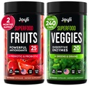 Owoce i warzywa Suplement - Wysokie Fiber Suplement dla odporności, Gut & Energia - Super Czerwone i Super Zielone Suplementy z Marshmallow Root - 240 Czerwone i Super Zielone Proszek Superfood kapsułki