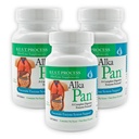Alka • Pan (3 Pack) Best Process Alkaline - Natural Digestive Supplement - Enzymy pancreatic z antyoksydant- bogaty Superfoods & Zioła trawienne