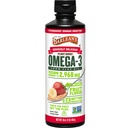 Barlean 's Vegan Omega 3 6 9 Olej lniany suplement, Strawberry Banana Smoothie, Olej lniany z 2,968 mg kwasu tłuszczowego ALA, Non-GMO i Gluten Free, 16 oz