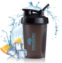 Prodigy Nutrition Labs Premium butelka shaker idealny do shakes protein i pre Workout -14 unce (czarny)