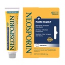 Neosporyna + Maximum- Siła Potrójny Ointment Antybiotyczny z ulgą bólową, Dual Action First Aid Care, No- Sting Formuła z Pramoxine HCl, Bacitracin Cynk, 1 Oz Single Tube